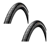 2 x Continental City Ride II Rigid Wired Hybrid Touring Bike Tyres 26 x 1.75