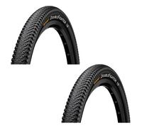 2 x Continental Double Fighter III Rigid MTB Trekking Bike Tyres 700 x 35 mm