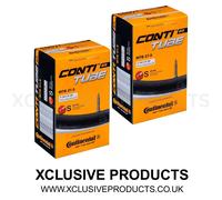 2 X Continental MTB 27.5 Mountain Bike Inner Tube 27.5" x 1.75-2.5 Presta - 42mm