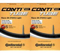 2 x Continental Race 28 Light (700C) Inner Tube 28 Inch SV (18/25-622/630) SV 42 mm