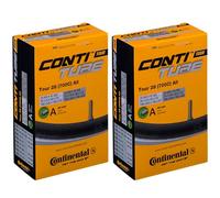 2 x Continental Tour 28 x 1.5-1.75" Schrader Valve Inner Tube