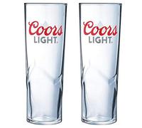2 x Coors Light Pint Glass - Colour Change