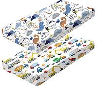 2 x Cot Fitted Sheets 120 x 60cm | Bedding For Cot bed | Soft & Breathable Sheets For Standard Crib and Toddler Mattresses Fully Elasticated Skirt Breathable Easy Care