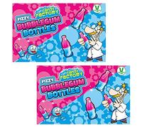 2 x CRAZY CANDY Factory Gummies Theatre BOXS (92g) (Fizzy Bubblegum Bottles)