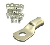 2 x Crimp or Solder Battery Lug Terminals for a 185mm² Cable with 10mm Bolt Hole