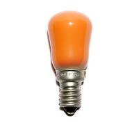 2 x Crompton 15watt Amber Incandlescent Pygmy Bulb SES E14 Small Screw Cap Sign Lamp Dimmable