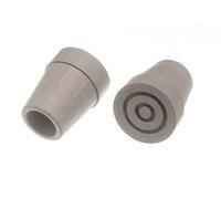 2 x Crutch Stick Frame FERRULES Grey Heavy Duty 22mm (7/8'')
