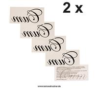 2 x "Cum" temporary tattoo lettering in black - Fetish kinky tattoo (2)