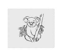 2 x 'Cute koala' Microfibre Lens/Glasses Cleaning Cloths (LC00023761)