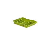 2 x Cutlery Tray, Plastic, Leaf Green