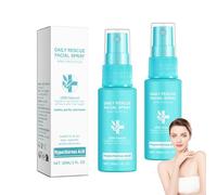 2 x Daily Rescue Face Spray, 30 ml Hypochlorous Face Spray, Mild Moisturising, Dry Scalp, Soothes, Cleanses and Renews the Skin, Alcohol-Free, No Oil, for All Skin Types
