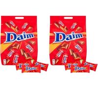 2 x Daim Minis Chocolate Bags 100g | Iconic Milk Chocolates with Crunchy Almond Caramel Centre | Ideal for Gifting & Sharing | Sustainably Sourced Cocoa | Cocoa Life Certified - 200g Total