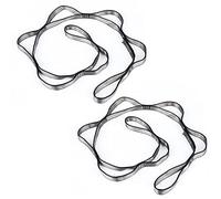 2 x Daisy Chains Extension Strap for Yoga Hammock, Adjustable Nylon Yoga Extension Rope Multi Buckle Climbing Sling 23Kn Exercise Bands for Stretching Pilates