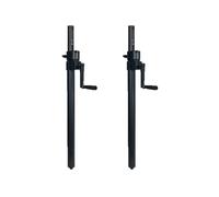 2 x DAP Audio Wind Up Speaker Stand 35mm M20 Thread 38KG SWL 1.3M DJ Disco Sound
