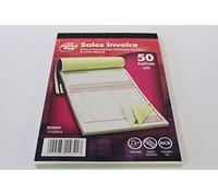 2 x 'DCU5841' Pukka Pads NCR Duplicate Sales Invoice Books. 50 CARBONLESS Sets (137 x 203mm) (2)