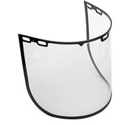 2 x Delta Plus VISOR-PC Safety Visors Faceshields Clear Polycarbonate with Edging
