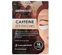 2 X Derma V10 Caffeine Eye Patches 14pk