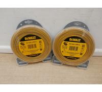 2 x DeWALT DT20651 DCM561 TRIMMER STRIMMER LINE 68.6M X 2MM new packaging