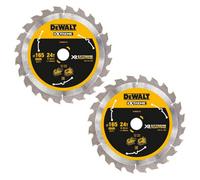 2 X Dewalt Dt99560 165mm X 20mm 24T Extreme Runtime Flexvolt Plunge Saw Blades