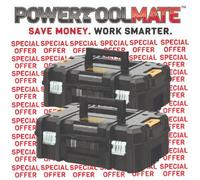 2 x Dewalt DWST1-70703 T-Stak II Drill Carrying Case Toolbox Tstak No Foam Inlay