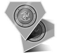 2 x Diamond Stickers 7.5 cm BW - Isle of Man TT Britian UK Fun Decals for Laptops,Tablets,Luggage,Scrap Booking,Fridges, #40759