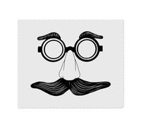 2 x 'Disguise Mask' Microfibre Lens/Glasses Cleaning Cloths (LC00023303)