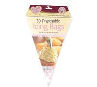 2 x Disposable Piping Icing Bags for All Icing and Cake Decorating Use with Or Without Decorating Nozzles