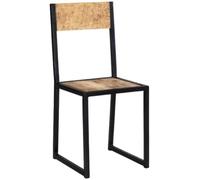 2 x Dispur Solid Mango Wood Dining Chair