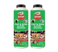 2 x Doff 700g Super Cat & Dog Repellent - Shaker Bottle safe around