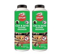 2 x Doff 700g Super Cat & Dog Repellent - Shaker Bottle safe around the garden