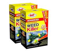 2 x Doff Advanced Concentrated Weed Killer 80ml (6 Sachets) - Systemic Weed Control Solution for Patios, Driveways, Paths & Gardens, Easy Mix Liquid Concentrate, Outdoor Weed Control