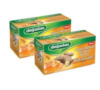 2 x Dogadan honey ginger herbal tea