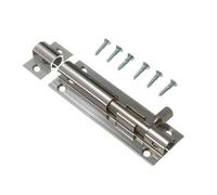 2 x Door Bolts 75MM 3 INCH Chrome Plated Brass Bath Room Push Pull
