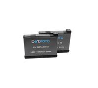 2 x Dot.Foto CINAQBT/A Premium 3.85v / 1800mAh Rechargeable Battery for Insta360 X3