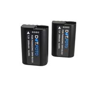 2 x Dot.Foto DMW-BLK22 Premium High Capacity 7.2v / 2500mAh Rechargeable Battery for Panasonic Lumix DC-S5, S5II, S5IIX, G9II, GH5II, GH6
