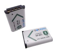 2 x Dot.Foto NP-BX1 Premium 3.7v / 1240mAh Rechargeable Battery for Sony ZV-1, DSC-RX100, DSC-RX100 II/III/M4/M5/M6/M7, DSC-RX100M II, HDR-CX405