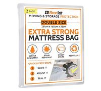 2 x Double Size - Mattress Bag For Moving, Transport, And Storage - Self-Adhesive - Waterproof, Heavy Duty, Tearproof - 500g Mattress Cover, And Protector, For Moving, Transport, And Storage