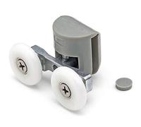 2 x Double Top Shower Door Rollers/Runners/Wheels 23mm Wheel Diameter L082