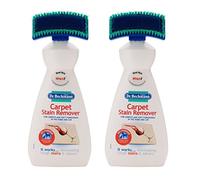 2 x Dr. Beckmann Carpet Stain Remover with Brush Perfect for Carpets and Soft Furnishings 650ml