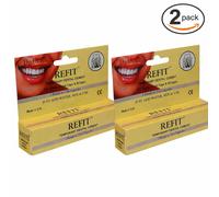 2 x Dr Denti Refit Temporary Dental Cement - Crown, Bridge & Veneer Repair