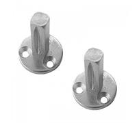 2 x DUMMY Door Spindles for Round Rose Lever Handles 8mm