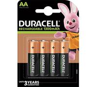 2 X Duracell AA 1300mAh 1.2V NiMH Pre-Charged Rechargeable Batteries HR6