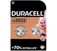 2 x Duracell CR 2032 Lithium (1 Blister with 2 Batteries) 2 Batteries