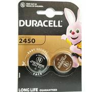2 x Duracell CR 2450 Lithium (1 Blister with 2 Batteries) 2 Batteries