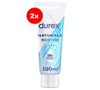 2 x Durex Naturals Moisture Water-Based Intimate Lubricant 100ml