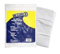 2 x Dust Sheet Protection for Painting and Decorating DIY Furniture Floor Carpet Walls Cover Protect Polythene Sheet 12 x 9 ft (3.6m x 2.7m)