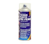 2 x E-Tech Transparent Spray Paint Plastic Flexi Primer 400millilitre Cans