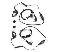 2 X Earpiece Headset for Radio Mitex Wouxun Kenwood TK-3000 TK-3701D TH-F7E