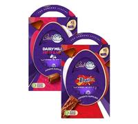 2 x Easter Egg Cad Dairy Milk Fruit & Nut Chocolate Easter Egg 273g & Daim Egg 231g - Easter Eggs Gifts for Women, Men & Kids By Experts Supplies