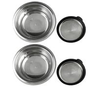 2 x Easy Clean Filter - 5513281001 7313285839 Filter for 2 Cups DLSC401 Compatible with Delonghi Dedica Coffee Machine EC685 EC850z